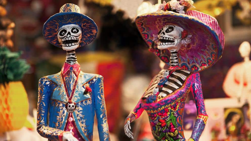 The day of the dead in Mexico